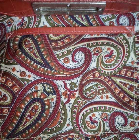 Maxx New York Croc Embossed Leather Bag - Picture 6 of 8